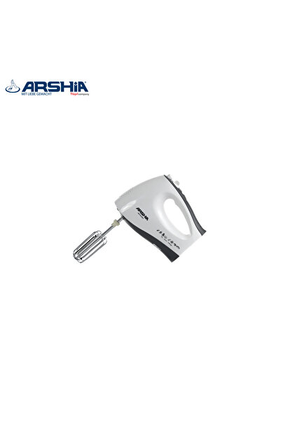Arshia Arshia Electric Cake Mixer with Stand and Stainless Steel Bowl - 380 Watts - White