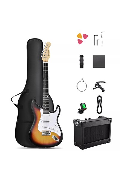 Donner DST-80 ST Elektro Gitar Seti (Sunburst)