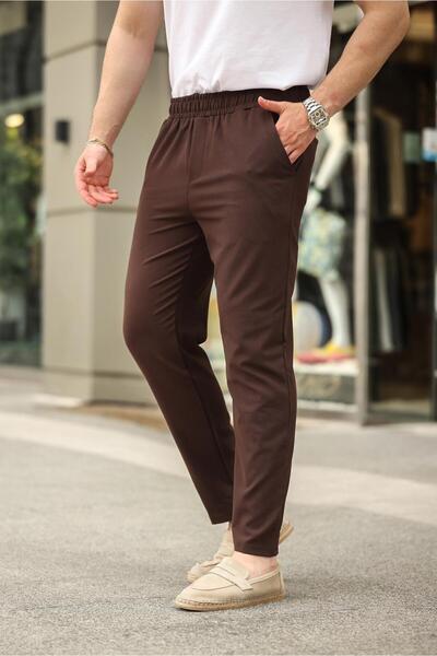 Madmext Acı Kahverengi Relaxed Erkek Pantolon 6510