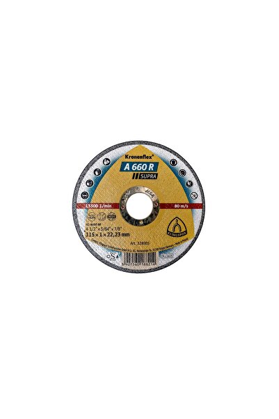 KLİNGSPOR Cutting disc, A 660 R Supra, 115 x 22.23 x 1 mm EXT328905