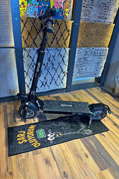 vodler Elektrikli Scooter Park Matı – Kaymaz Tabanlı, Su Geçirmez, “Şarj Oluy...