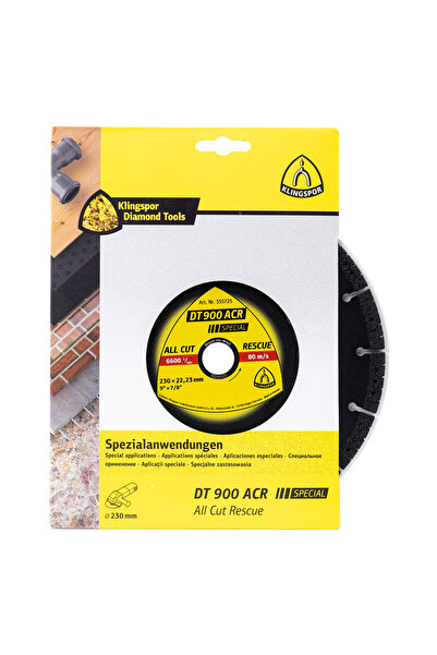 KLİNGSPOR Diamond Cutting Disc DT900 ACR 2303.122.3 mm EXT355725