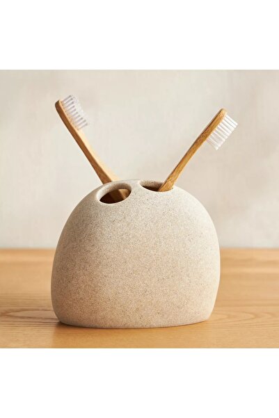 Home Center حامل فرشاة الأسنان العنبر