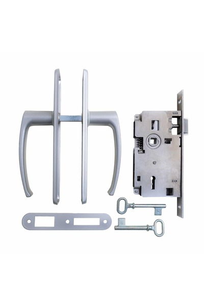 Feroneria Πακέτο κλειδαριάς P54 Silver EXT5521