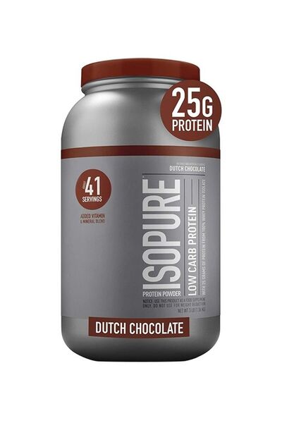 Isopure Low Carb Whey Protein Isolate Powder with Vitamin C & Zinc for Immune Support, 25g Protein,