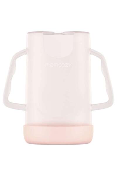 Momcozy - Self Feeding Squeeze Pouch Holder - Pink - 150 ml