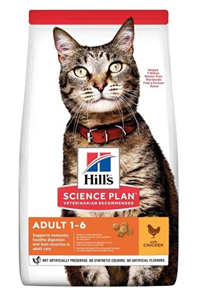 Hill's Science Plan Adult Optimal Care Tavuklu Yetişkin Kedi Maması 8 kg + 2 kg