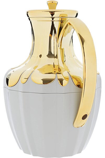 Everest Shaden Thermos, 1 liter, thermal glass inner shell, plastic outer shell - light grey