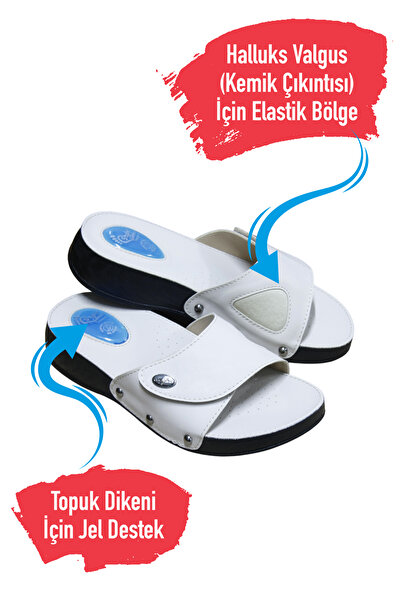STYLE COMFORT Anatomik Halluks Ve Topuk Dikeni Terliği Kemik Çıkıntısı Terliği