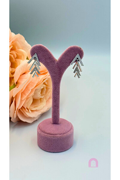 Moond Accessories أقراط من الفولاذ والذهب والفضة والأحجار الكريمة