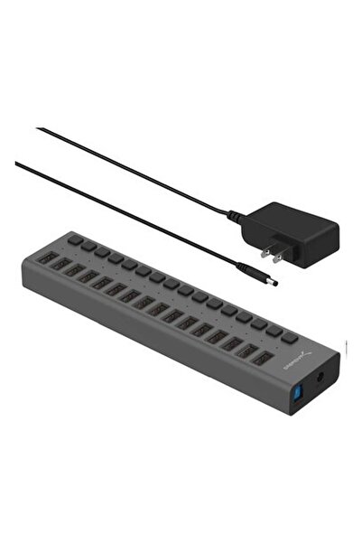 Sabrent Çok Bağlantı Noktalı USB 3.0 ve Şarj Hub (HB-U930) 16-Port