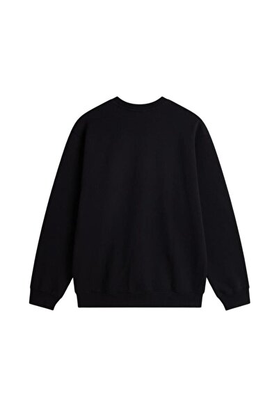 Vans Left Chest Iı Loose Crew Erkek Siyah Sweatshirt Vn000p20blk1