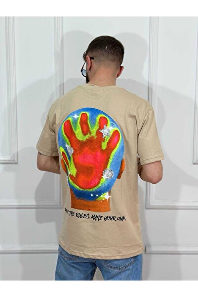 Urban Collection Tricou Urban “Break the Rules, Make Your Own” Crem