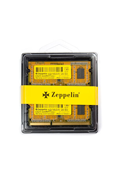 Zeppelin Memorie SODIMM Zeppelin, DDR3/1600 8GB (kit 2 x 4GB) joasă tensiune, vânzare cu amănuntul