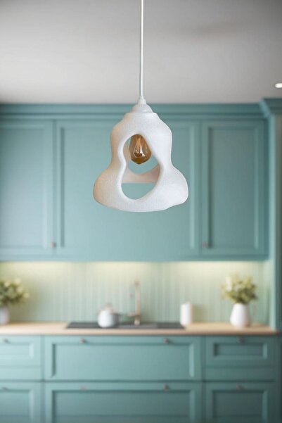 Dropcek eticaret Rustik İskandinav Serisi Beton Görünümlü Tekli Avize Sarkıt ...