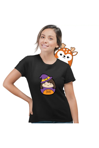 OEM Women's T-Shirt Squishmallows Halloween Witch