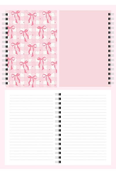 Panda A5 Spiral School Notebook 80 Sheets Set of 4