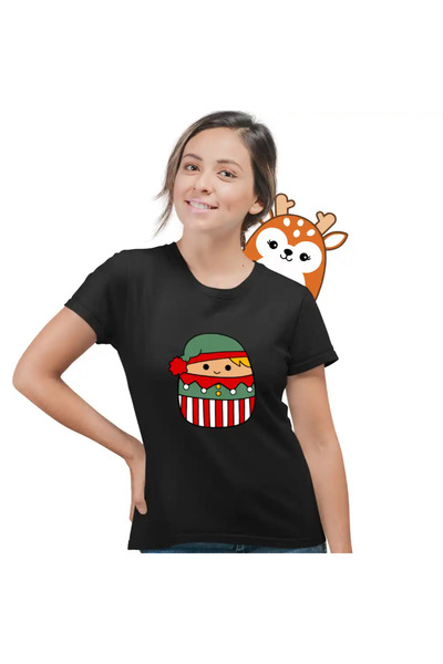 OEM Women's T-Shirt Squishmallows Christmas Elf