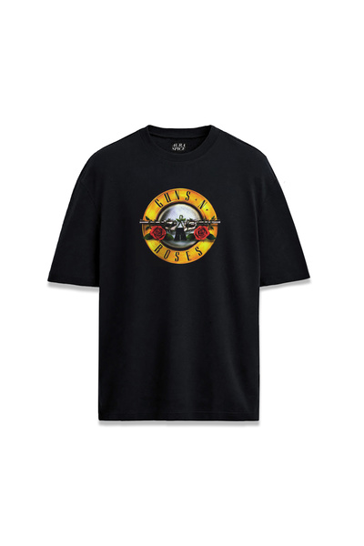 Darkia تي شيرت مطبوع بتصميم كلاسيكي من Guns N Roses للجنسين