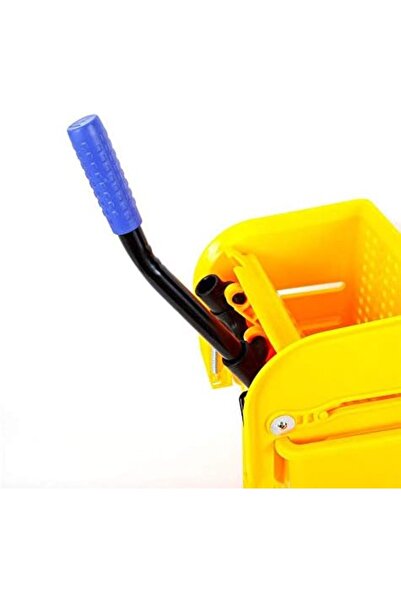 Generic 20-liter cleaning trolley with press system and mop bucket for hotel cleaning