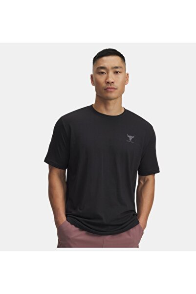 Under Armour Erkek UA Project Rock Simple Branded Kısa Kollu T-Shirt 1387797-002