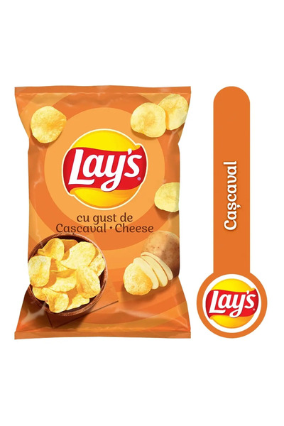 Lay's Chipsuri Cheese, cu gust de cascaval, 60 g
