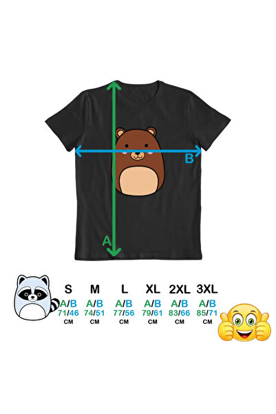 OEM Men's T-Shirt Squishmallows Brown Bear