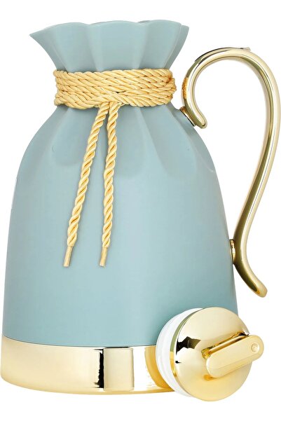 Everest Balqis Thermos, 1 liter, thermal glass inner shell, plastic outer shell - green