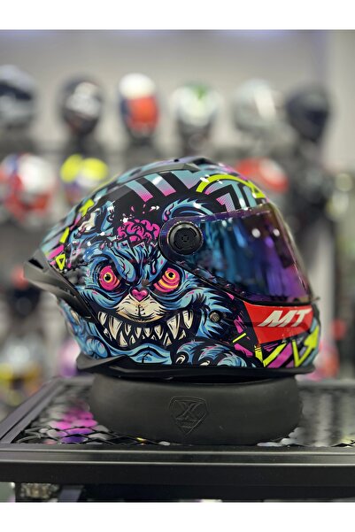 MT Braker Crazy Teddy Şeffaf (+1 İridyum Vizör)