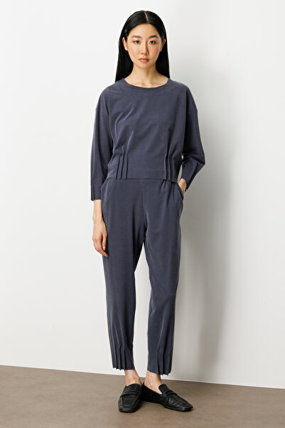 ON Штани з еластичним поясом і швами на штанинах