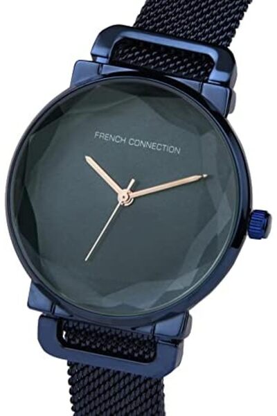 French Connection Analog Blue Dial Women's Stainless Steel Watch-FCL0008E-R