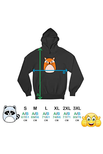 OEM Men's Hoodie Squishmallows Squad Fox