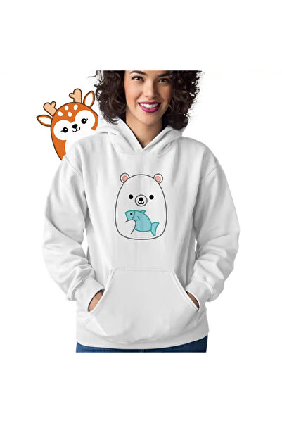 OEM Women's Hoodie Squishmallows Polar Bear Fram