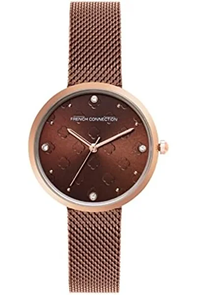 French Connection Analog Brown Dial Women's Watch-FCN00040D