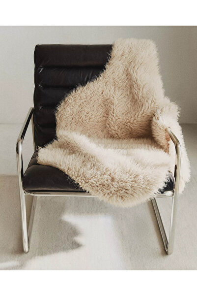 co arma Soft Faux Fur Home Rug White 70x120cm