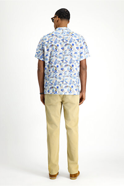 Kiğılı Regular Fit Likralı Beli Lastikli İpli Pileli Pantolon