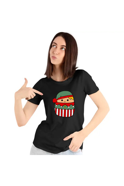 OEM Women's T-Shirt Squishmallows Christmas Elf
