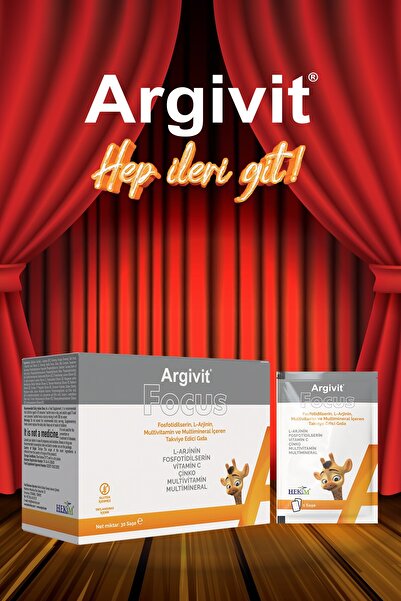 Argivit Focus L-Arginine, Phosphotidylserine, Multivitamin and Multimineral 30 Sachets