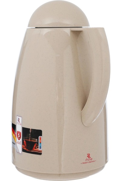 Rhine Alrhine Marcotec thermos, 1.5 liters, thermal glass inner container, plastic outer shell - brown