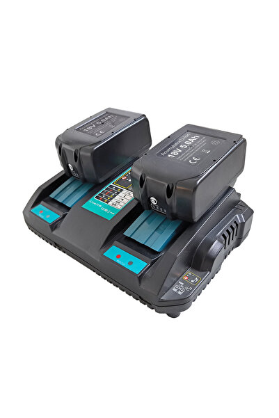 PNI Κιτ διπλού φορτιστή με μπαταρίες DCH218, με δύο θύρες USB, 2 μπαταρίες 18...