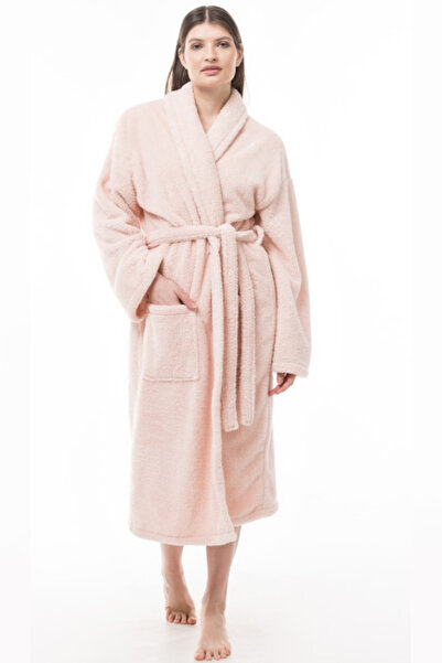 CottonTherapy Luniva Women's Welsoft Bathrobe - Soft Textured Premium