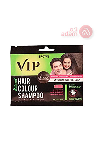 Vip COLOUR SHAMPOO BROWN 20ML SACH
