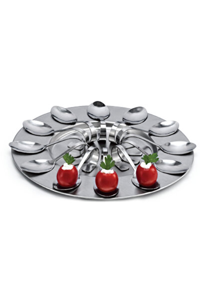 Raki Tava servire cu 12 linguri aperitiv