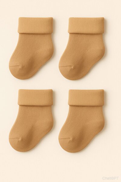 baby socks 4 Pairs of Non-Tightening, Non-Sweat-Aggravating Baby Socks