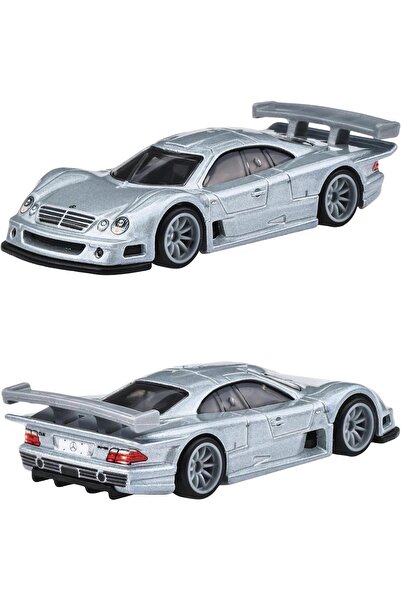 HOT WHEELS Premium Fleet Street Set – Porsche 911 GT1, Mercedes-Benz CLK-GTR, McLaren F1, Taşıyıcı Kamyonet