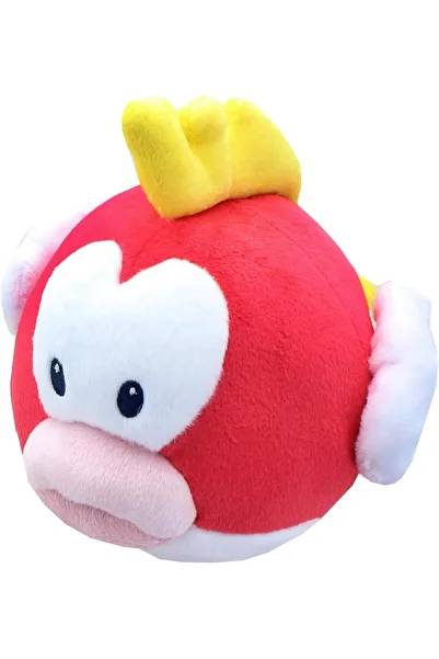 Little Buddy Super Mario All Star Collection 1595 Cheep Stuffed Plush, 5", Multicolor