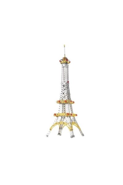 OEM Puzzle 3D Turnul Eiffel metalic, 447 piese, 41 x 23 cm, 8+ ani