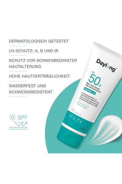 Daylong Sensitive Gel Cream, SPF 50+, 200 ml, 246 g