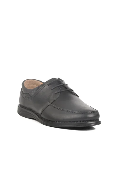 AYK'S Black Genuine Leather Men's Casual Shoes Kacper 2Y1052-175 m