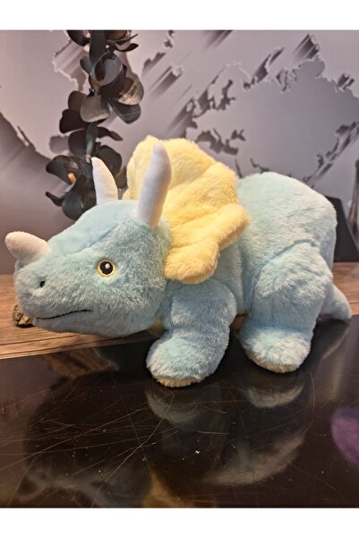 halley pof peluş oyuncak fabrikası SEVİMLİ RENKLİ DİNAZOR 50cM